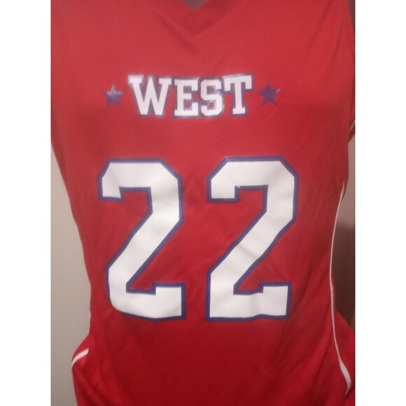 Men's Team Nike Medium M NBA  All Star West Basketball Jersey #22 Red - Picture 2 of 11